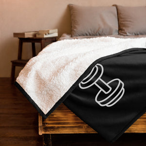 EMBROIDERED PREMIUM SHERPA BLANKET