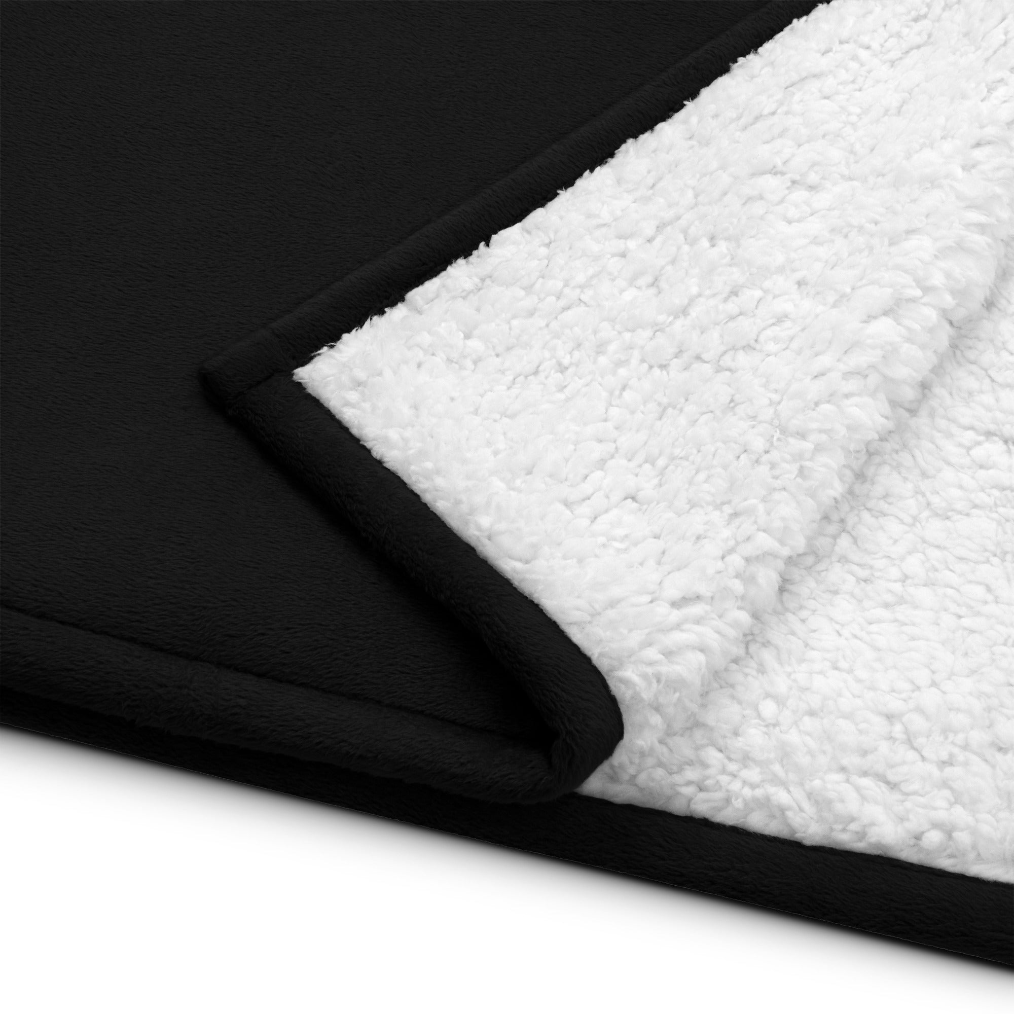 EMBROIDERED PREMIUM SHERPA BLANKET-E