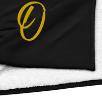 EMBROIDERED PREMIUM SHERPA BLANKET-O