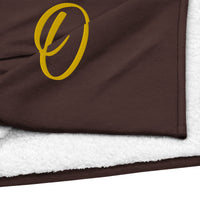 EMBROIDERED PREMIUM SHERPA BLANKET-O