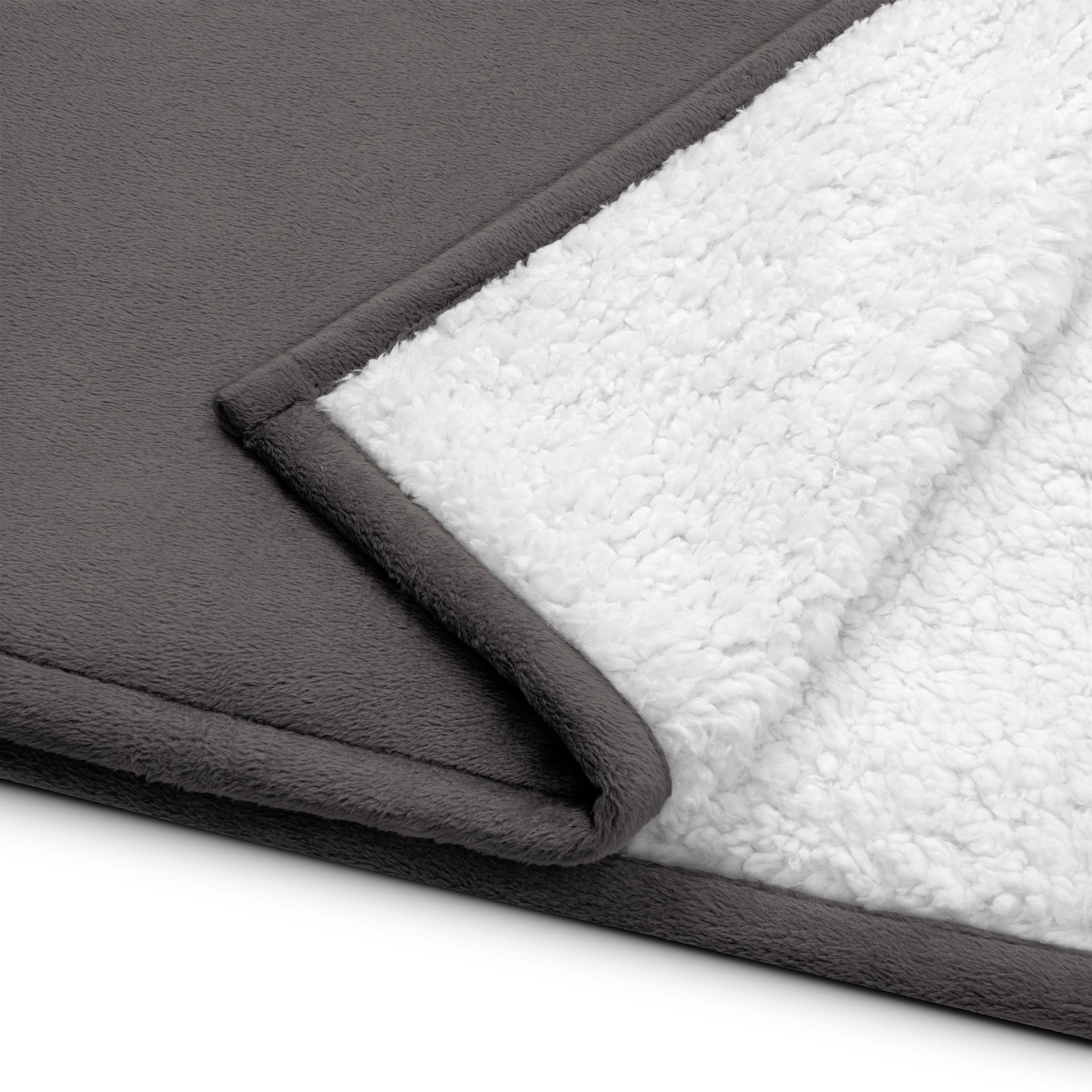 EMBROIDERED PREMIUM SHERPA BLANKET-A