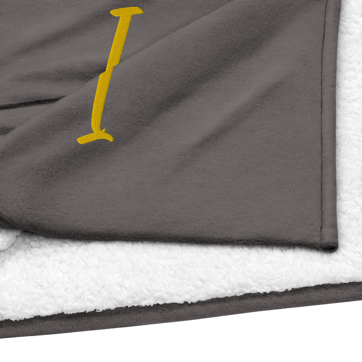 EMBROIDERED PREMIUM SHERPA BLANKET-I