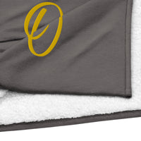 EMBROIDERED PREMIUM SHERPA BLANKET-O