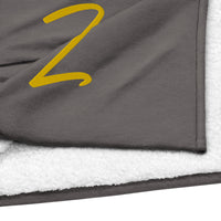 EMBROIDERED PREMIUM SHERPA BLANKET-Z