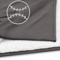 EMBROIDERED PREMIUM SHERPA BLANKET