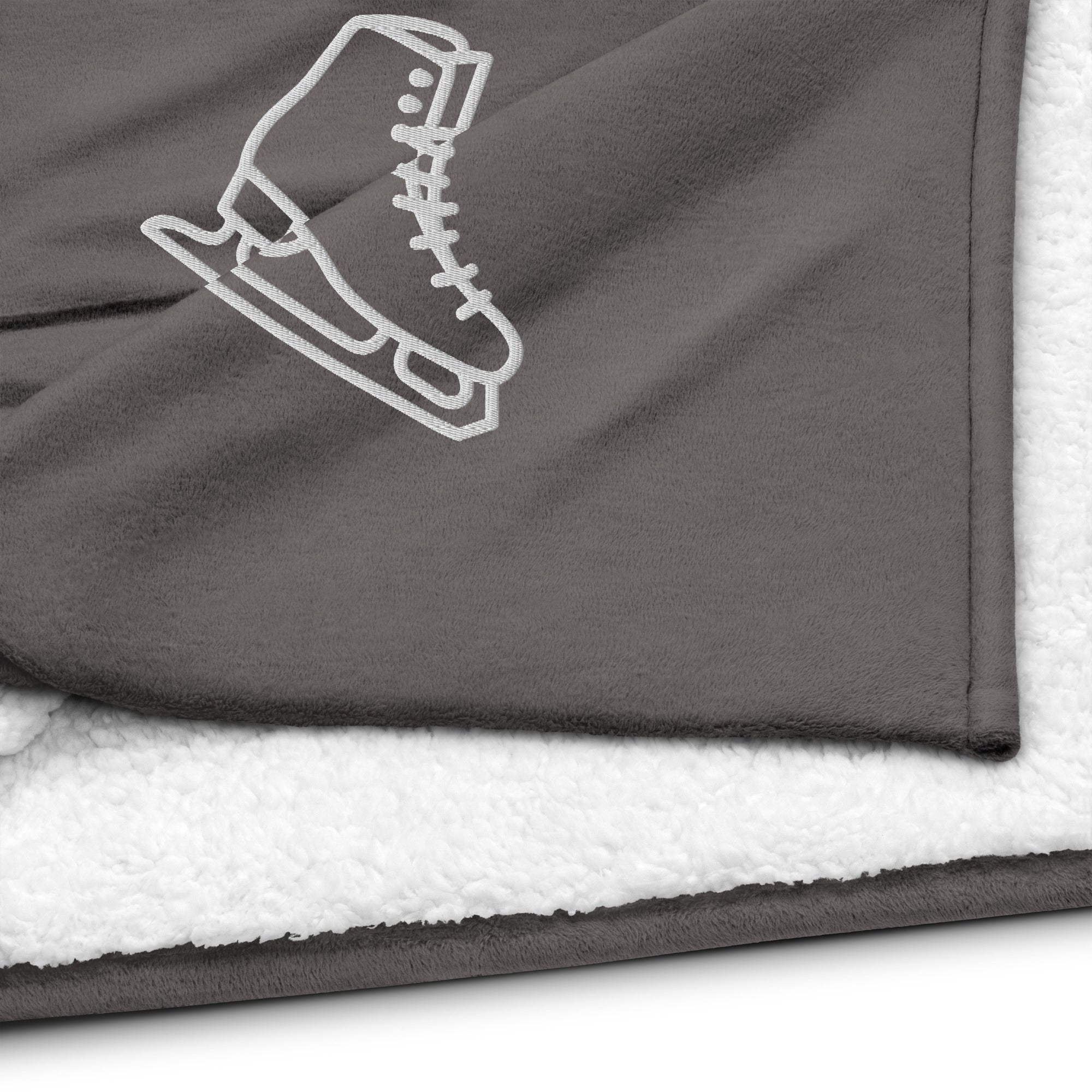 EMBROIDERED PREMIUM SHERPA BLANKET