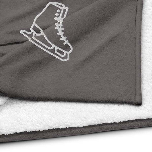 EMBROIDERED PREMIUM SHERPA BLANKET