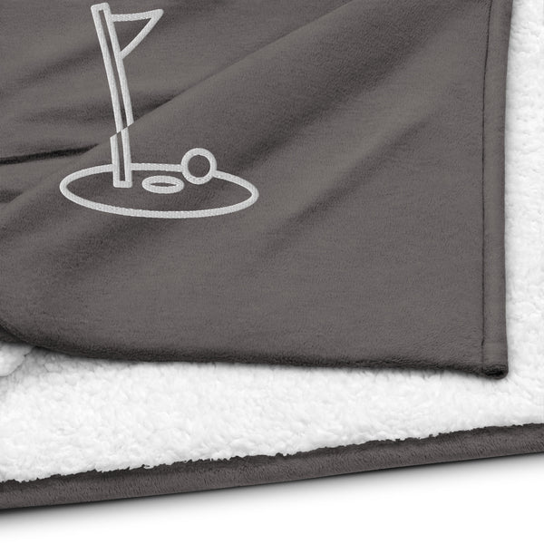 EMBROIDERED PREMIUM SHERPA BLANKET