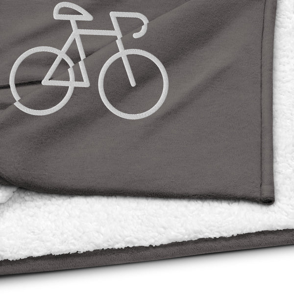 EMBROIDERED PREMIUM SHERPA BLANKET