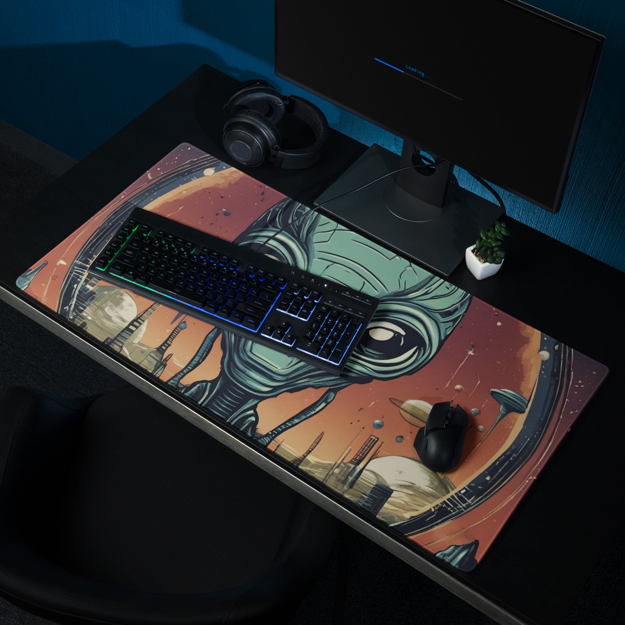 Gaming mouse pad