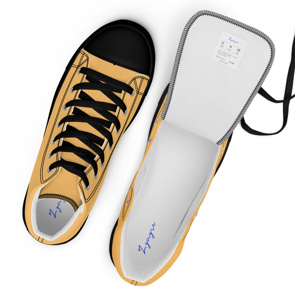 Men’s high top canvas-Chardonnay