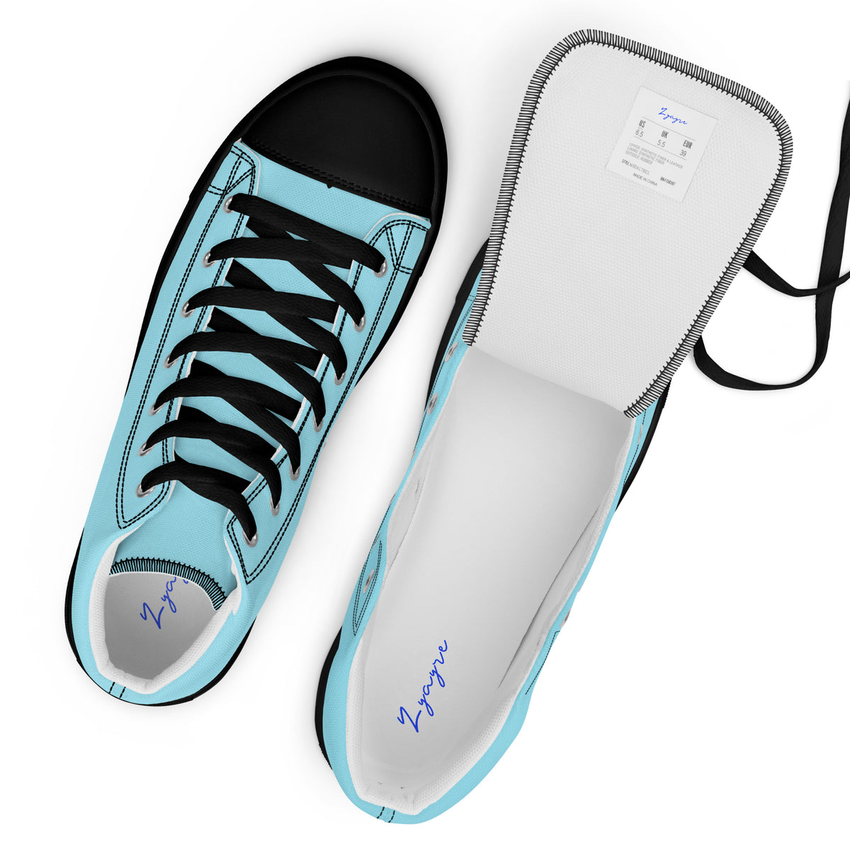 Men’s high top canvas-Blizzard Blue