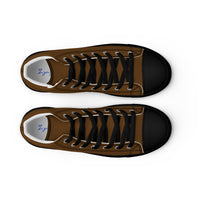 Men’s high top canvas-Brown
