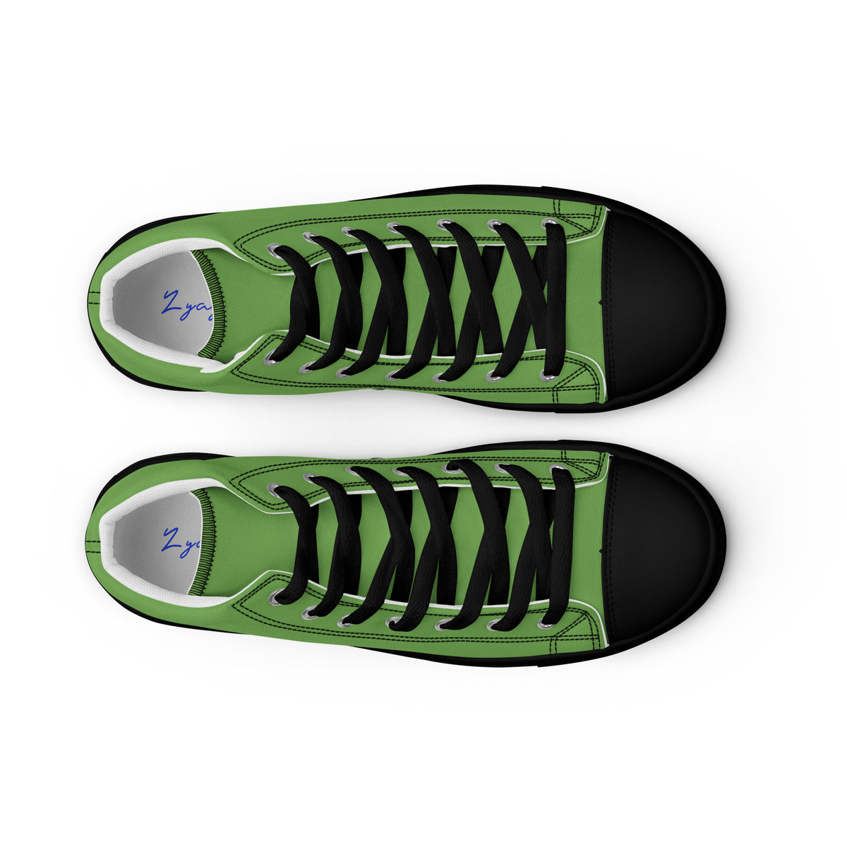 Men’s high top canvas-Green
