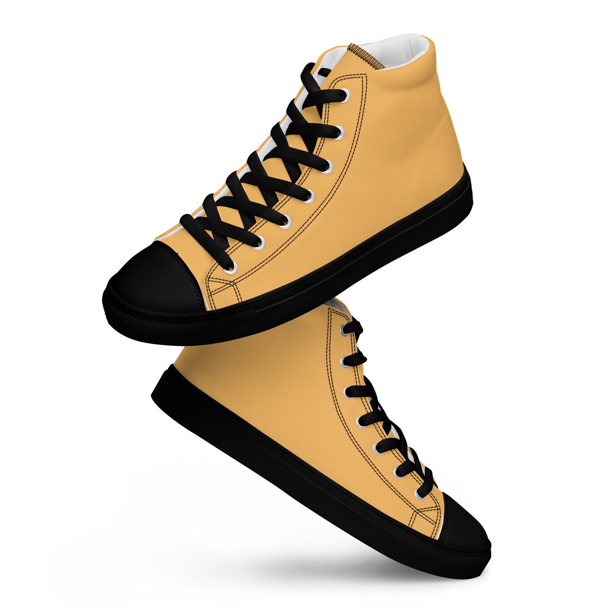 Men’s high top canvas-Chardonnay