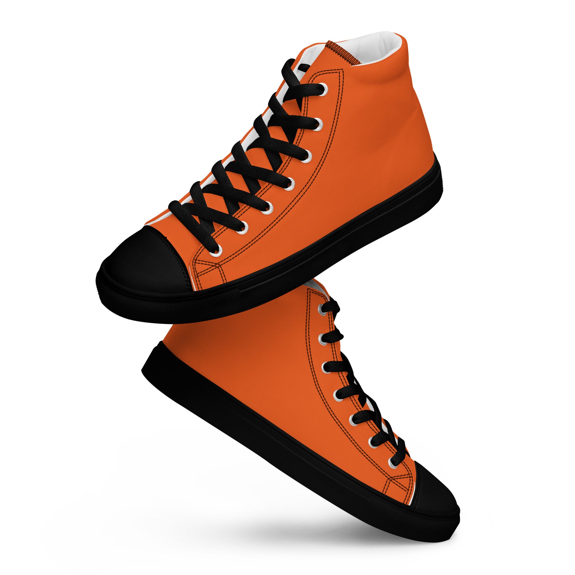 Men’s high top canvas-Orange