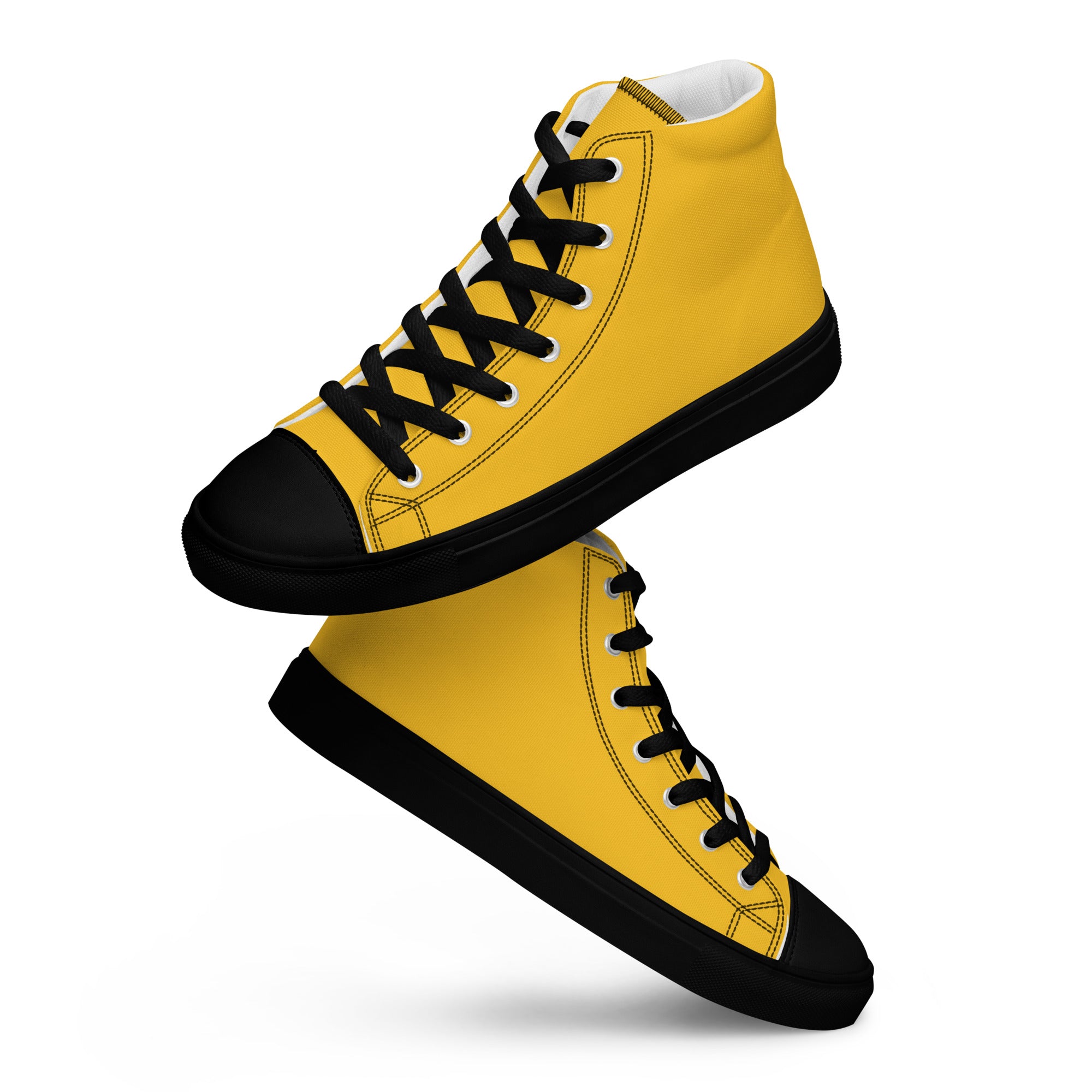 Men’s high top canvas-Yellow