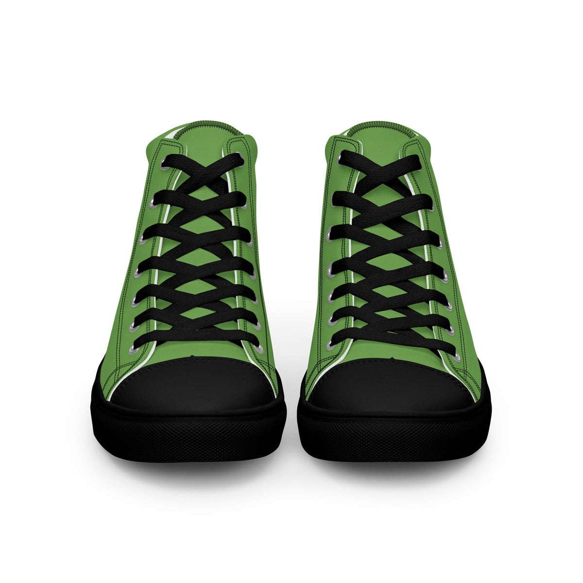 Men’s high top canvas-Green
