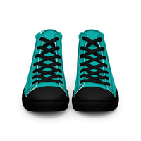 Men’s high top canvas-Iris Blue
