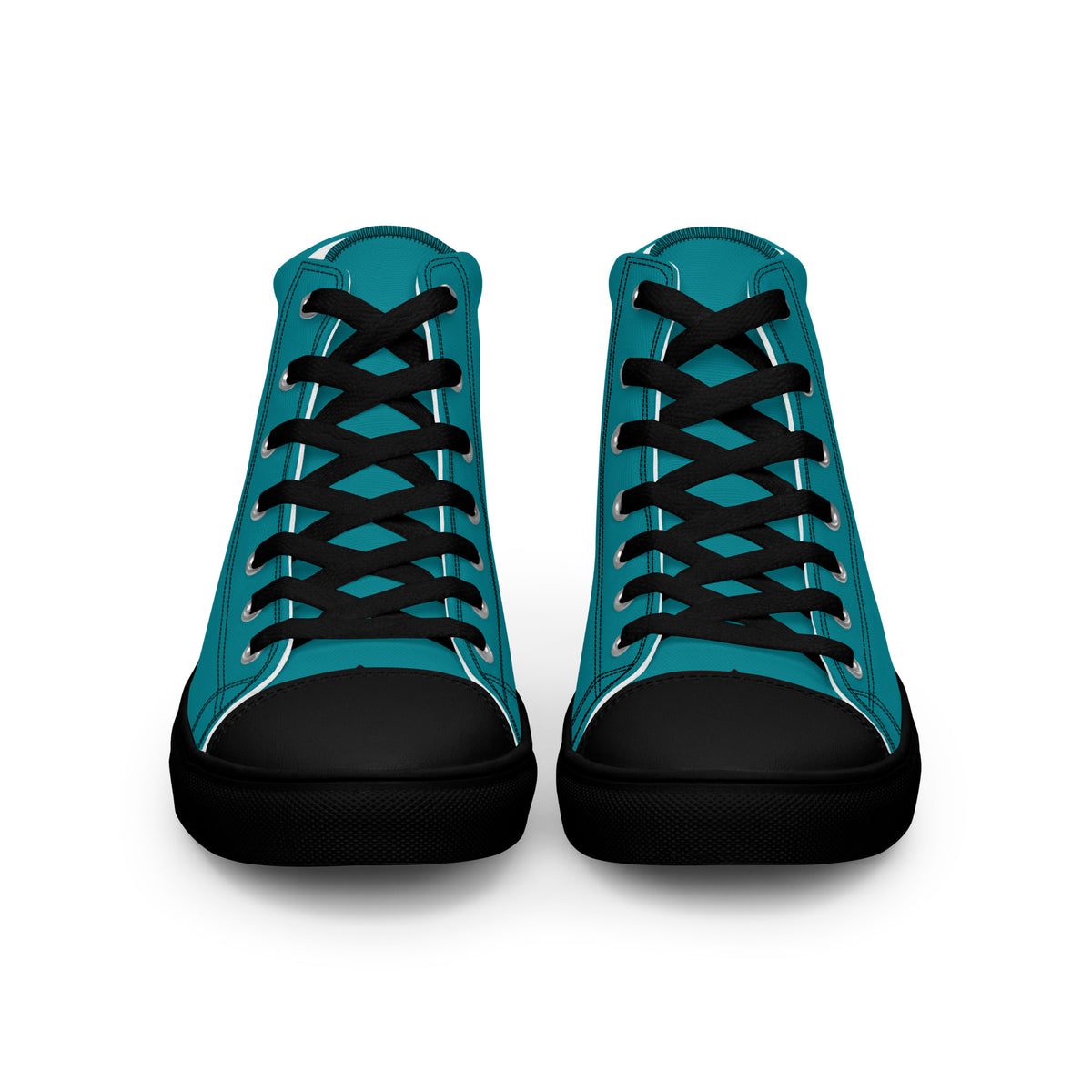 Men’s high top canvas-Eastern Blue