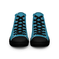Men’s high top canvas-Blue