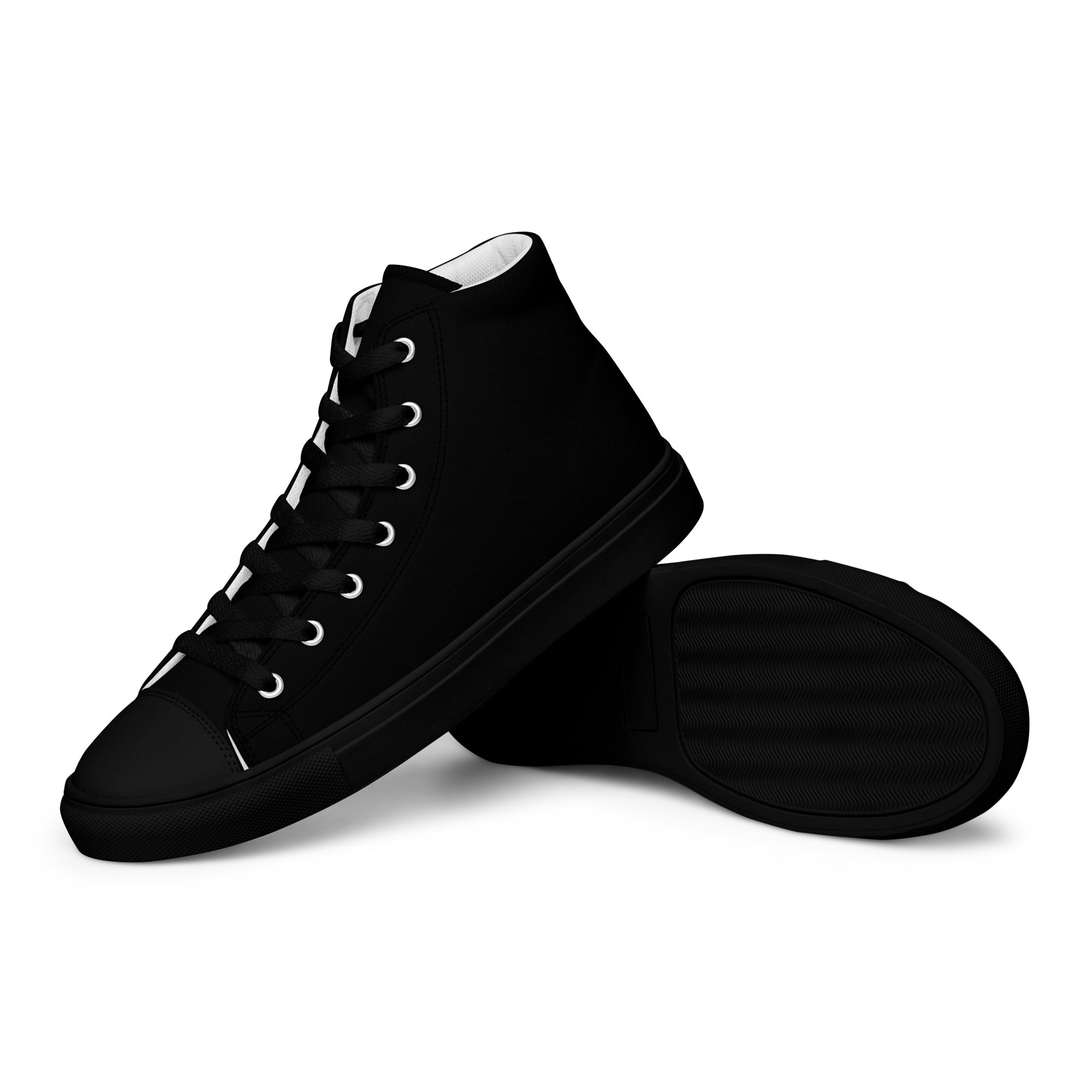 Men’s high top canvas-Black