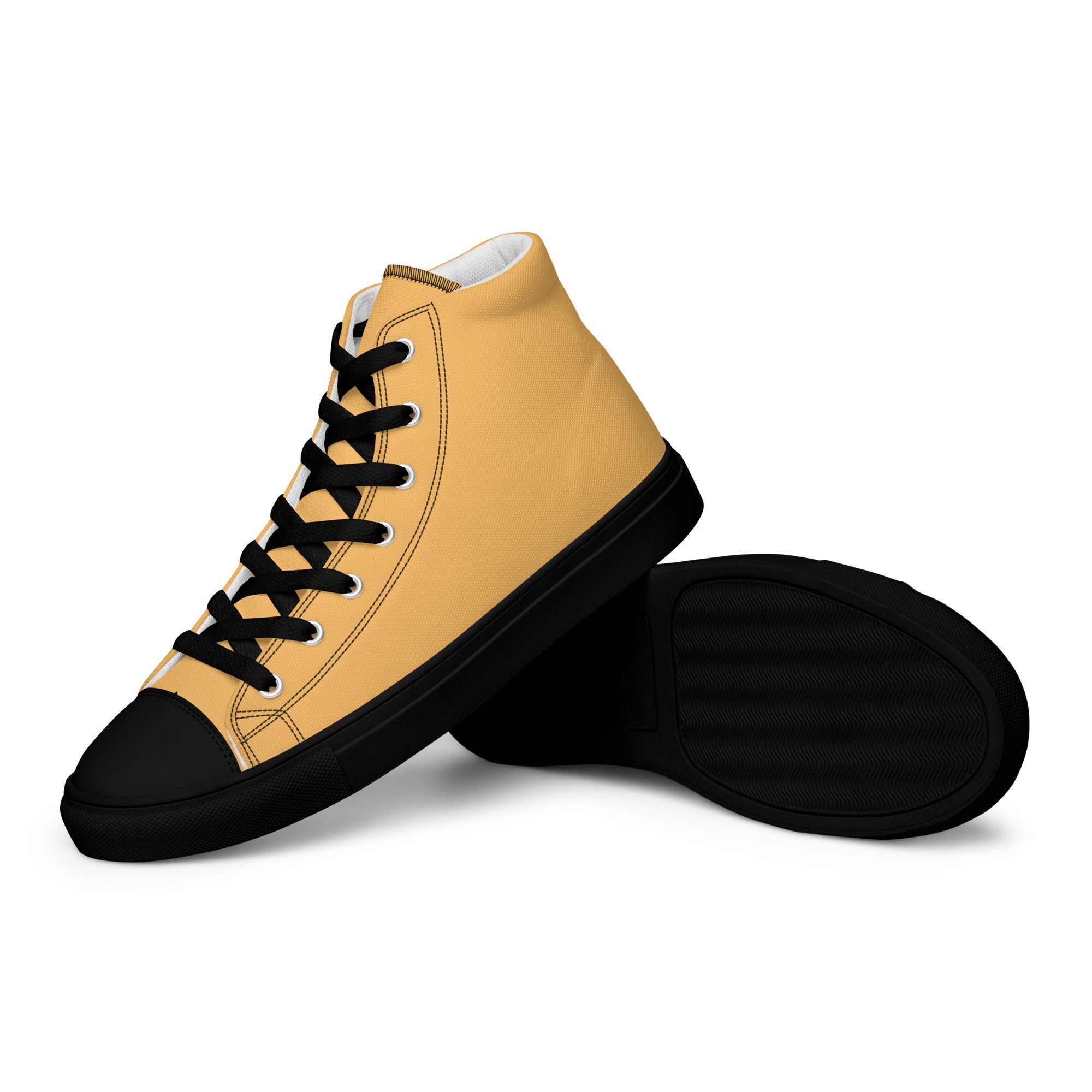 Men’s high top canvas-Chardonnay