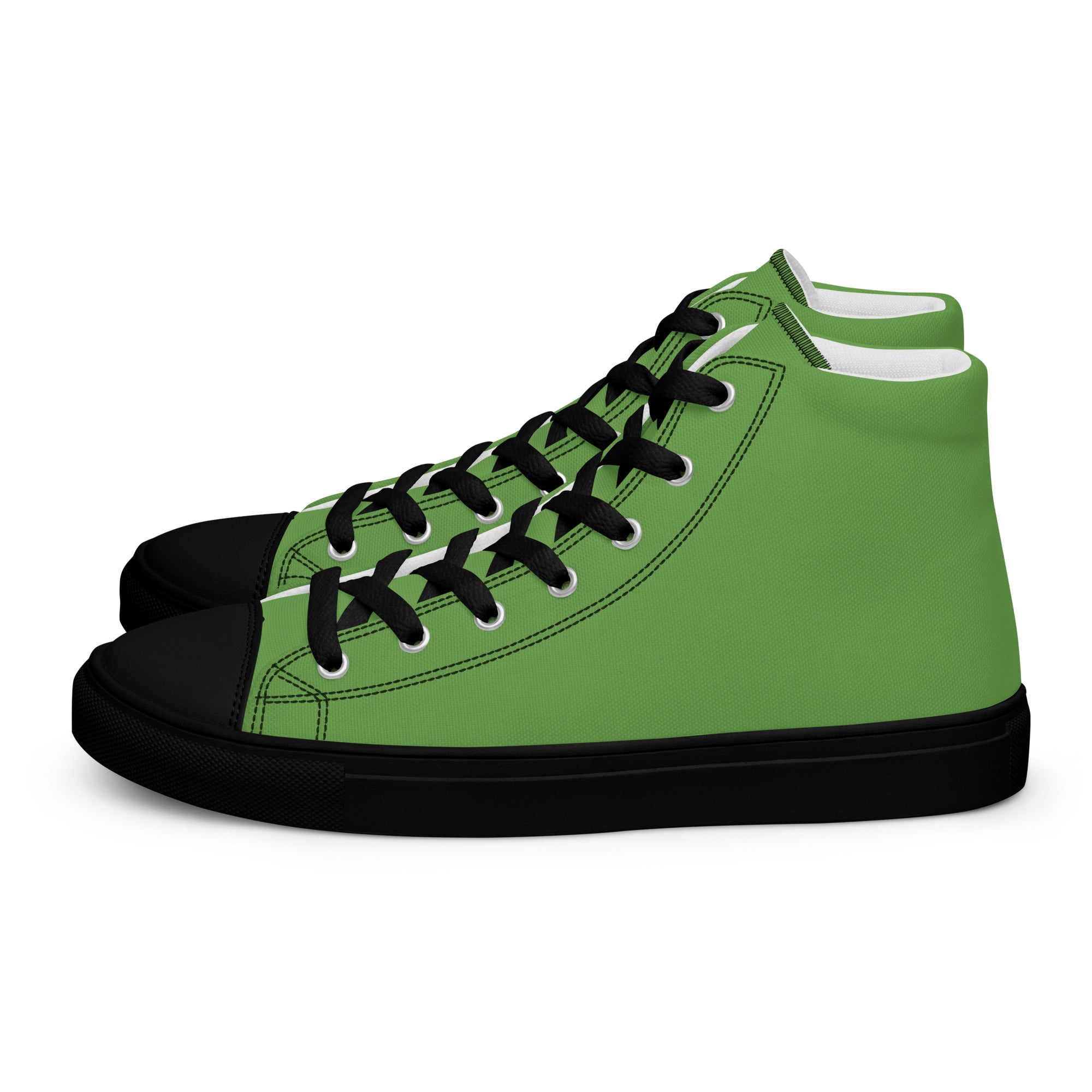 Men’s high top canvas-Green