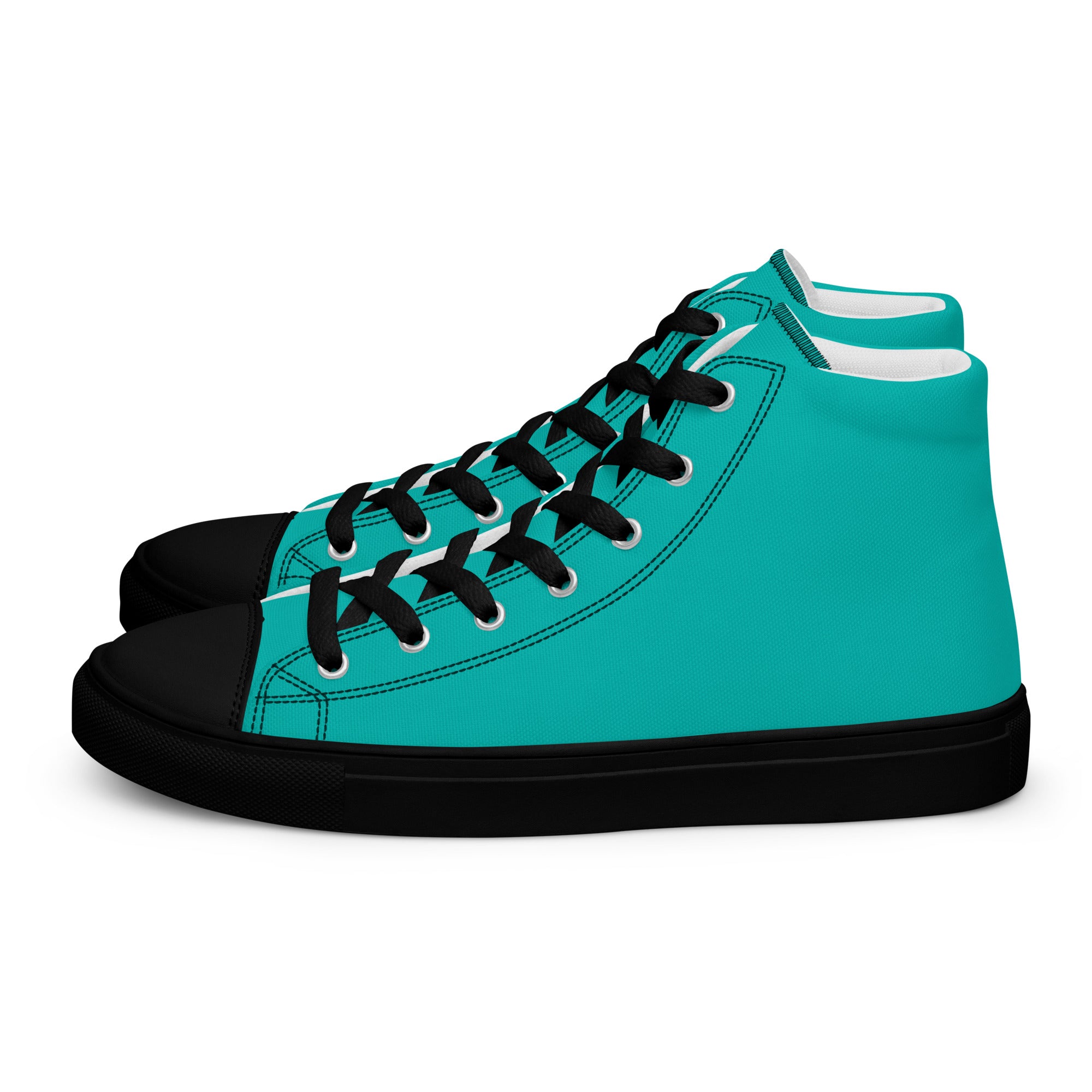 Men’s high top canvas-Iris Blue