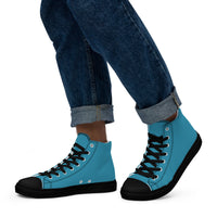 Men’s high top canvas-Blue