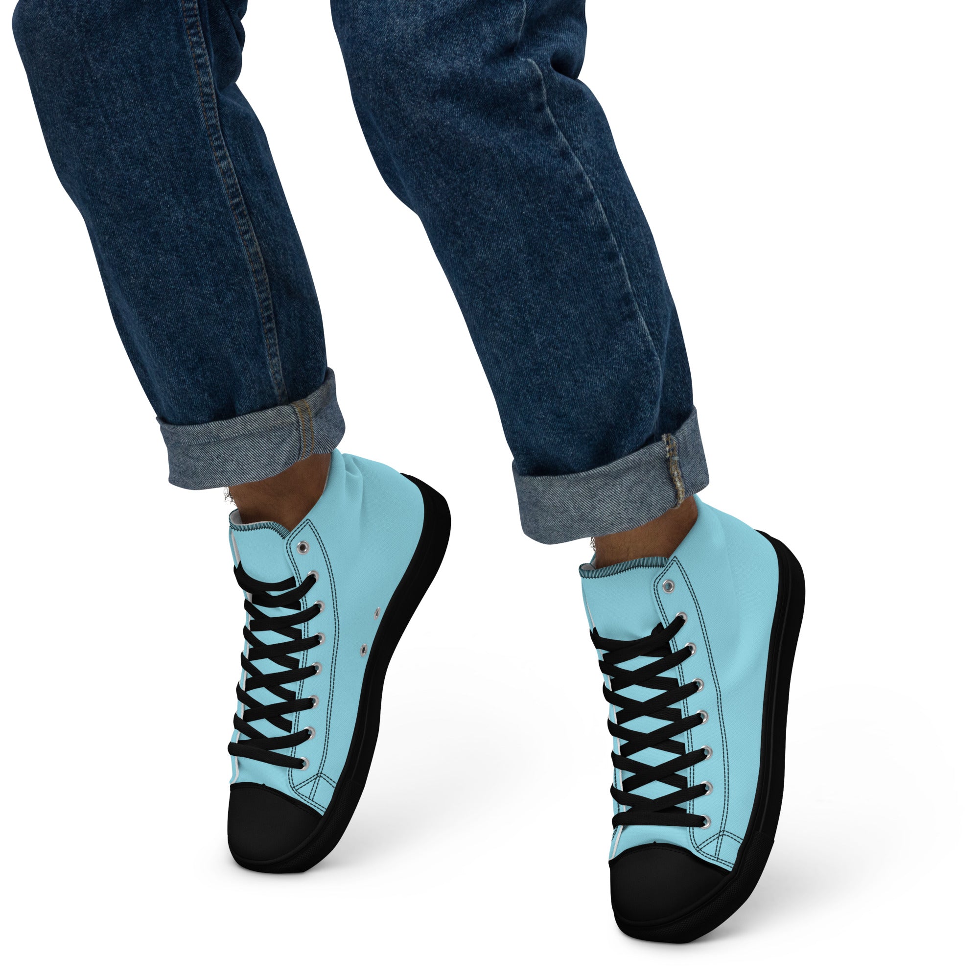 Men’s high top canvas-Blizzard Blue