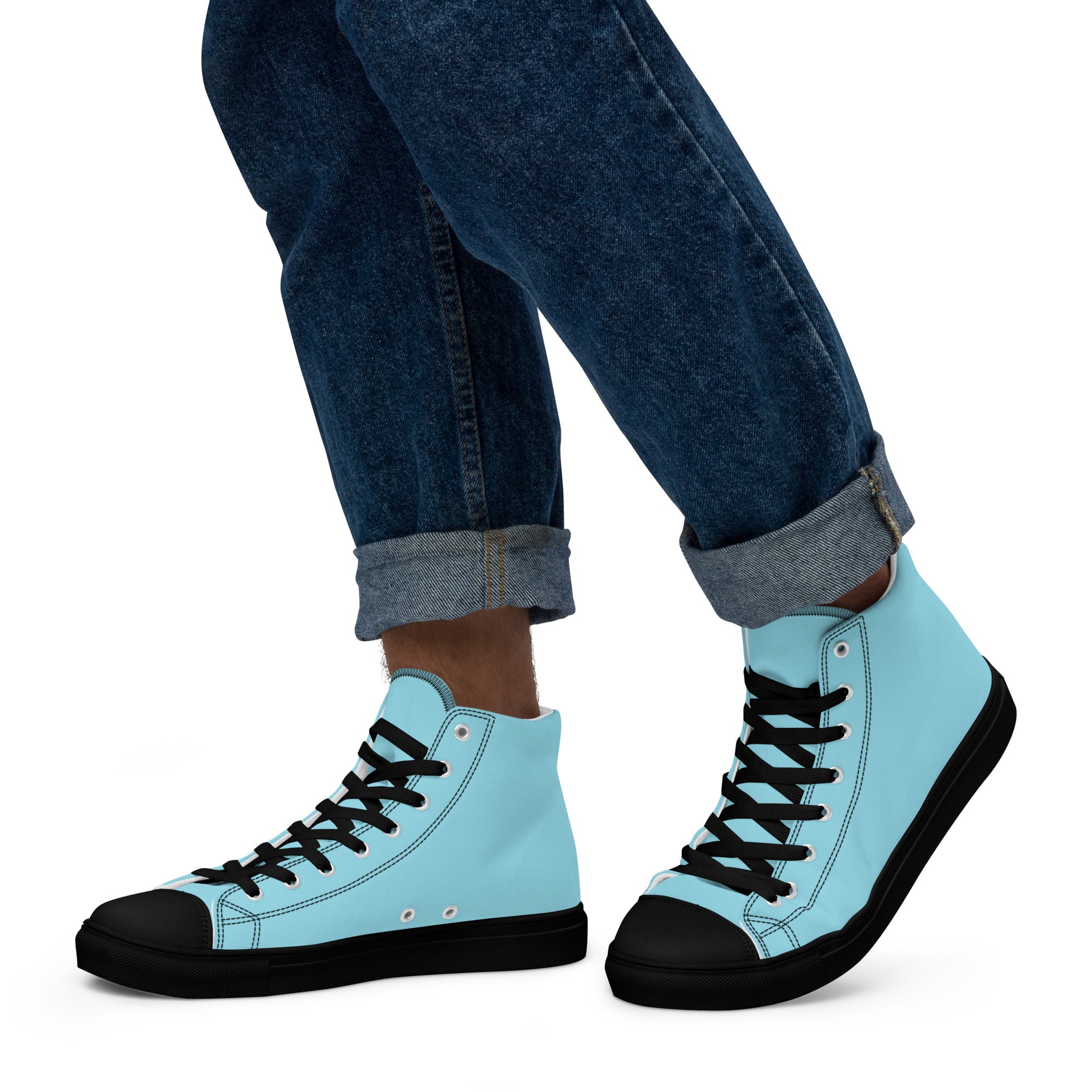 Men’s high top canvas-Blizzard Blue