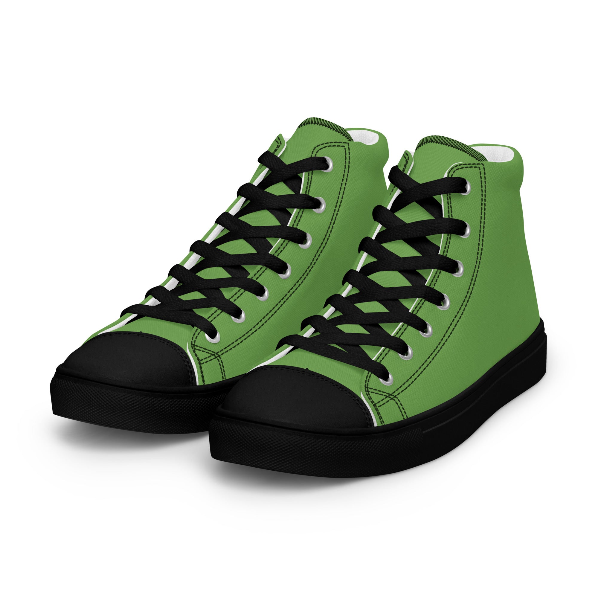 Men’s high top canvas-Green