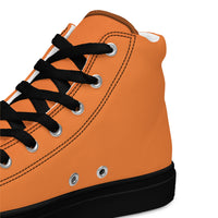 Men’s high top canvas-Sea Buckthorn