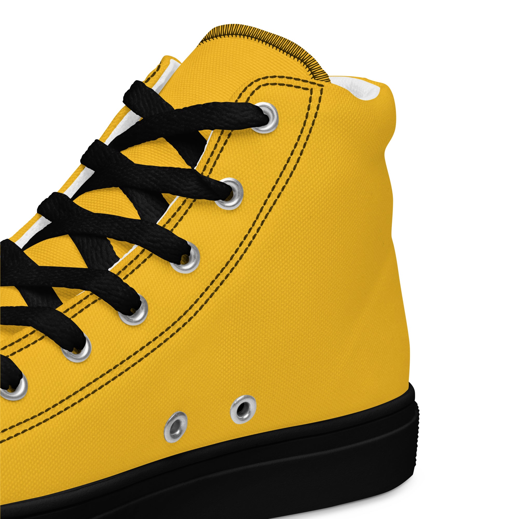 Men’s high top canvas-Yellow