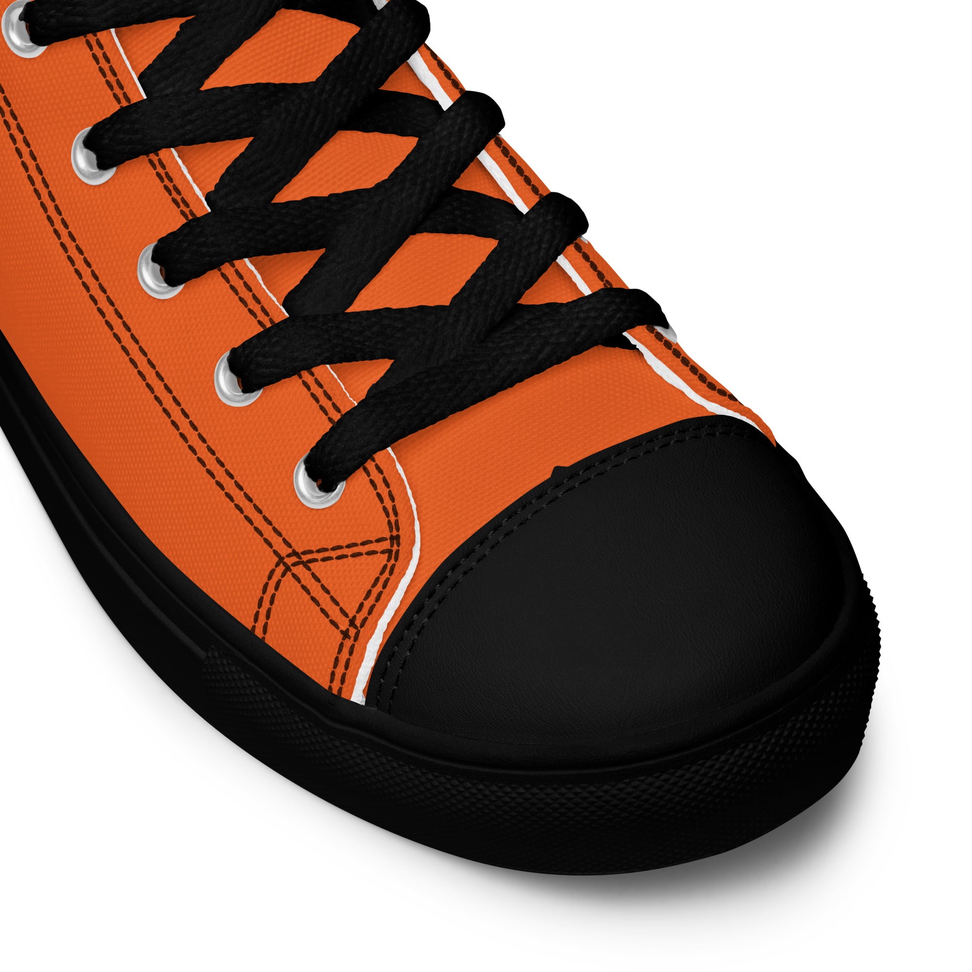 Men’s high top canvas-Orange