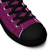 Men’s high top canvas-Eggplant
