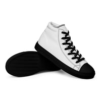 Men’s High Top Canvas-White