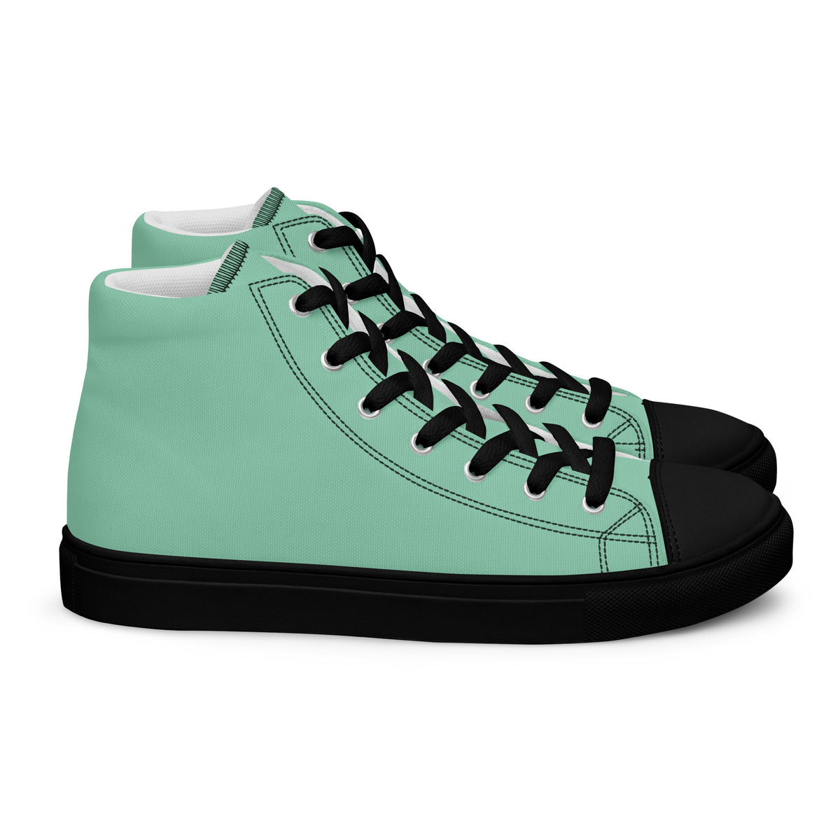 Men’s high top canvas-Vista Blue