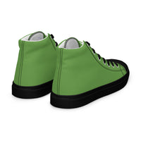 Men’s high top canvas-Green