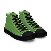 Men’s high top canvas-Green