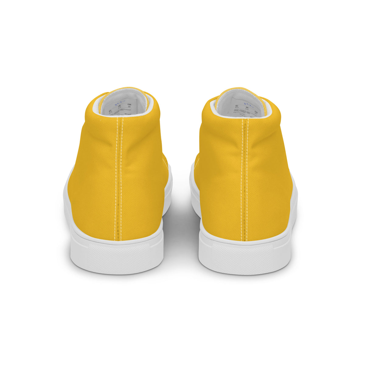 Men’s high top canvas-Yellow