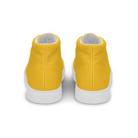 Men’s high top canvas-Yellow