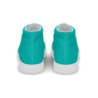 Men’s high top canvas-Iris Blue