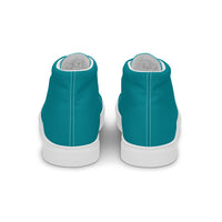 Men’s high top canvas-Eastern Blue