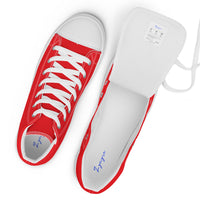Men’s high top canvas-Alizarin