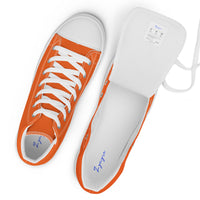 Men’s high top canvas-Orange