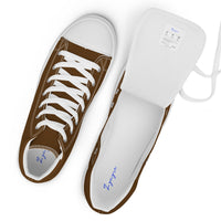 Men’s high top canvas-Brown