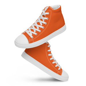 Men’s high top canvas-Orange
