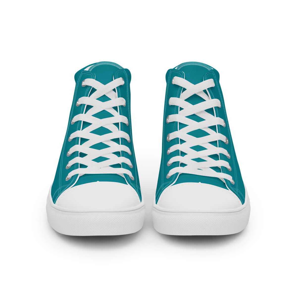 Men’s high top canvas-Eastern Blue